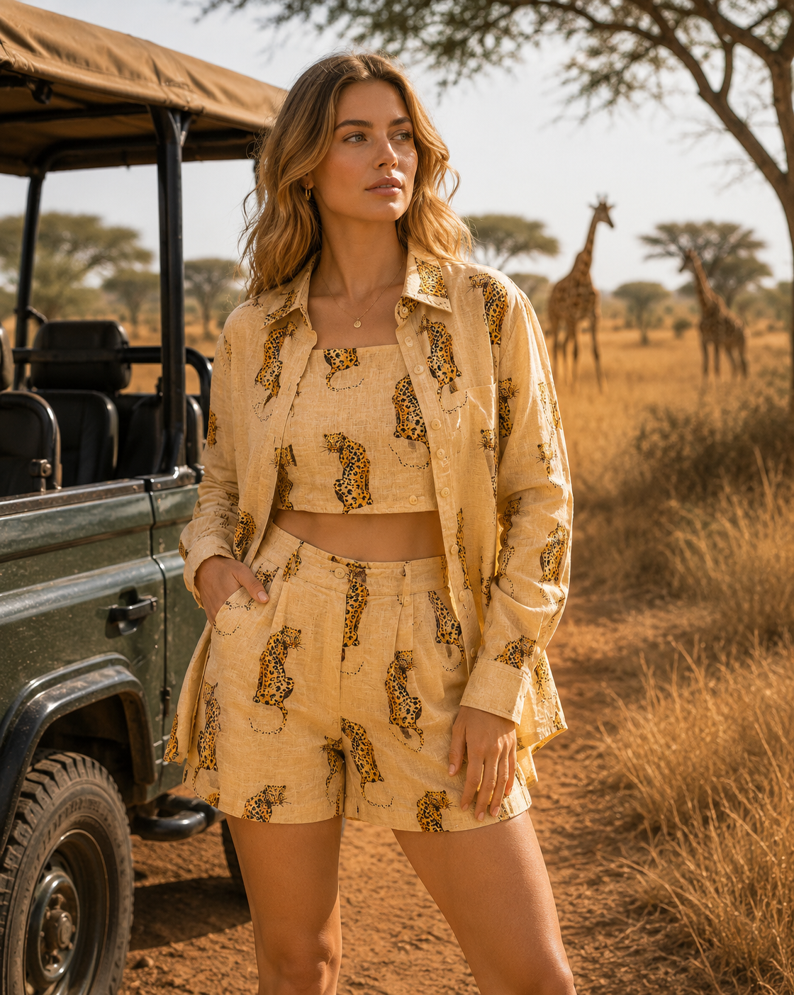 Leopard Trail Co ord Set