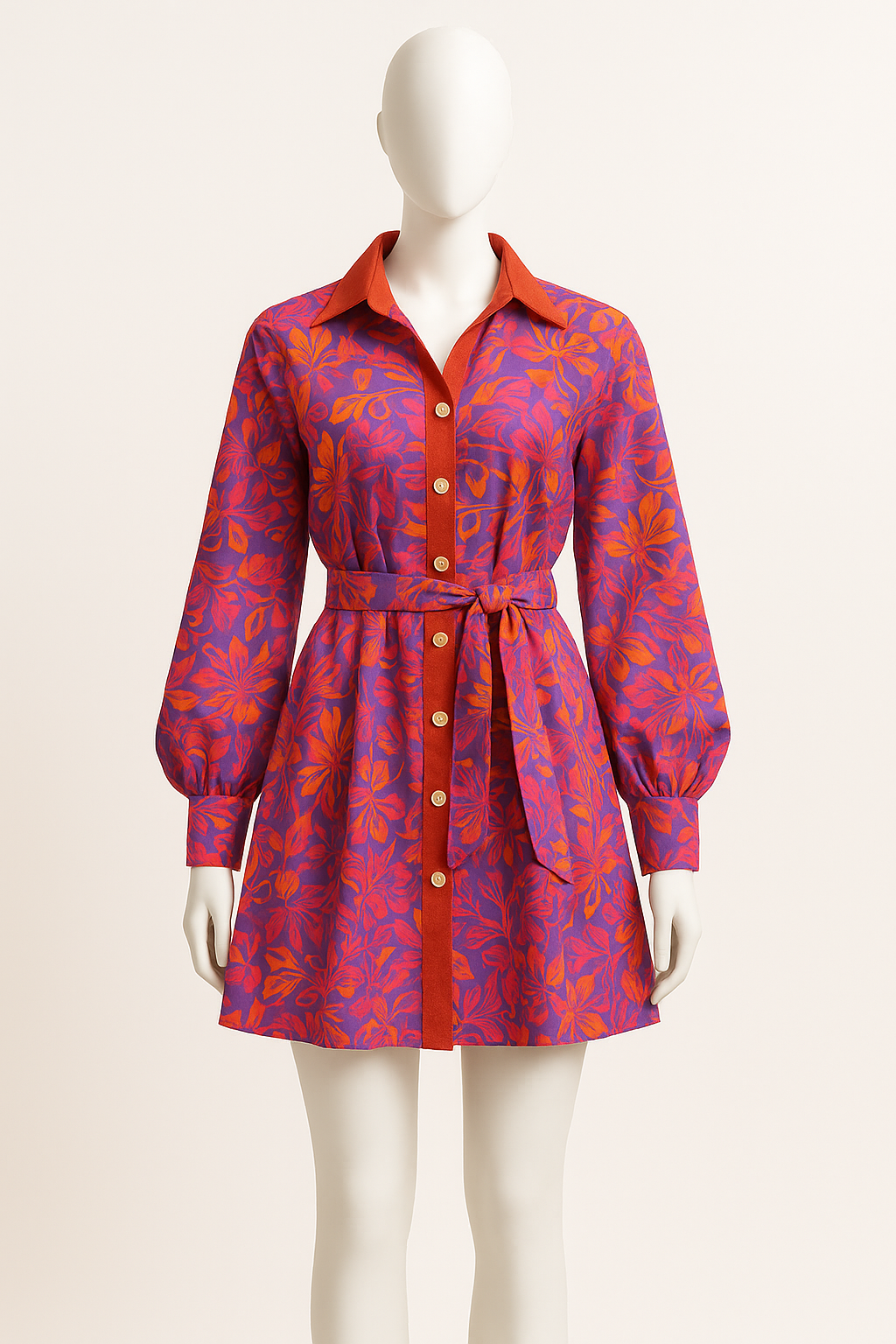 Coral Reef Shirt Dress
